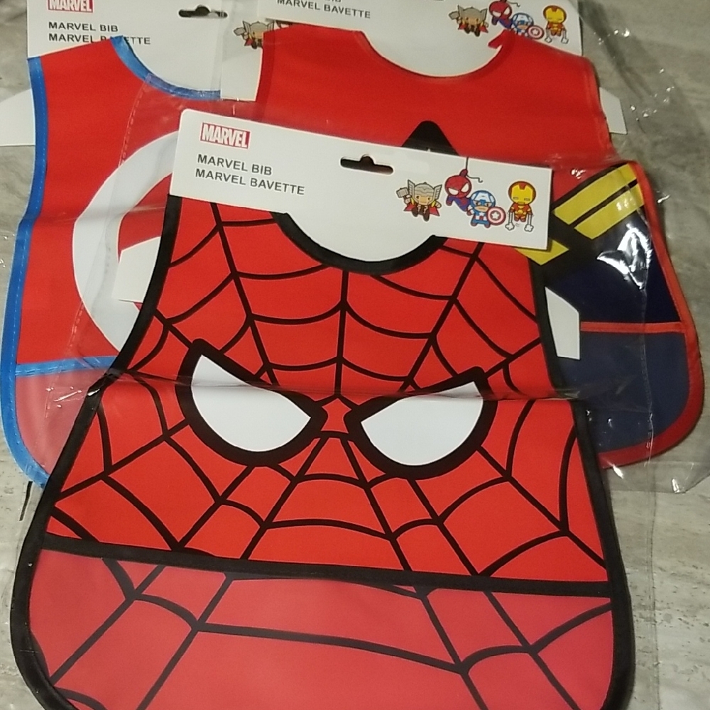 Marvel Bib Lot Brand new